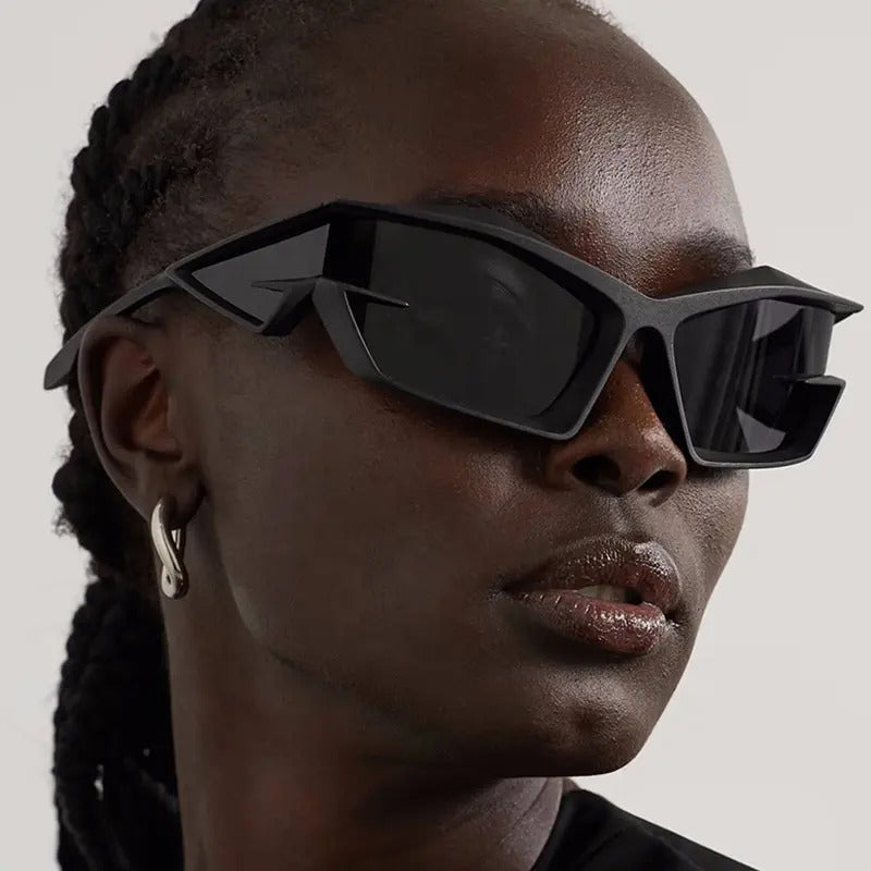 Baddie Futuristic Y2K Sunglasses [Wraparound]