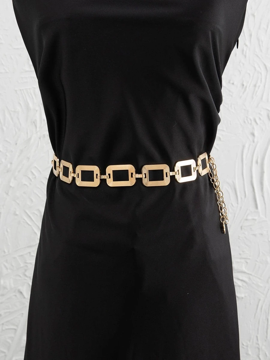 Delphy Metal Link Waist Chain Belt