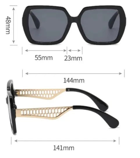 Gaze Oversized Square Sunglasses