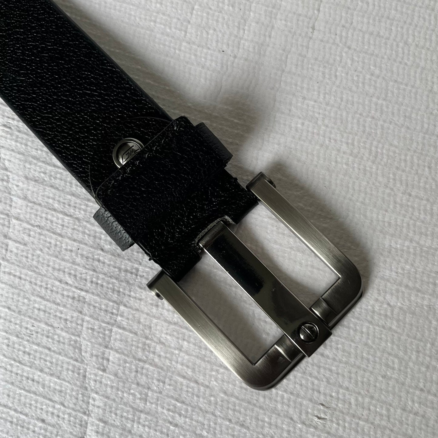 Gustave Genuine Leather Belt - Black