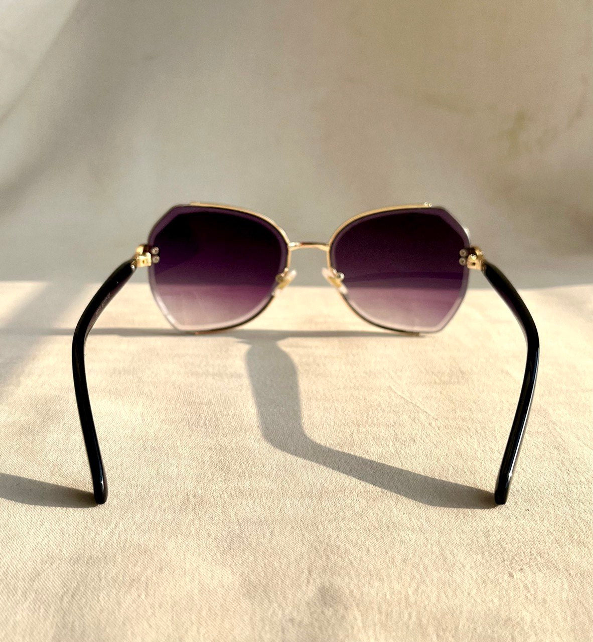 Maia Semi Rimless Butterfly Sunglasses