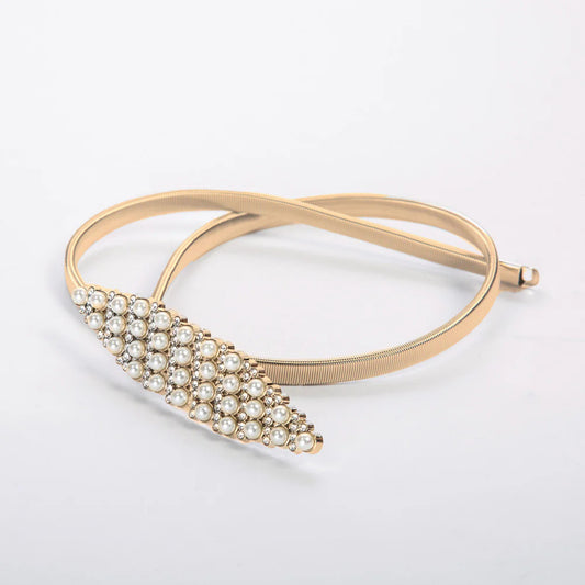 Pearl Dance Metal Spring Belt