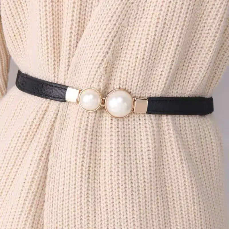 Pearl Party Waist Stretch Belt