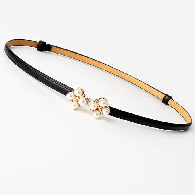 Phoenix Faux Leather Pearl Belt (Italian Knot Belt)