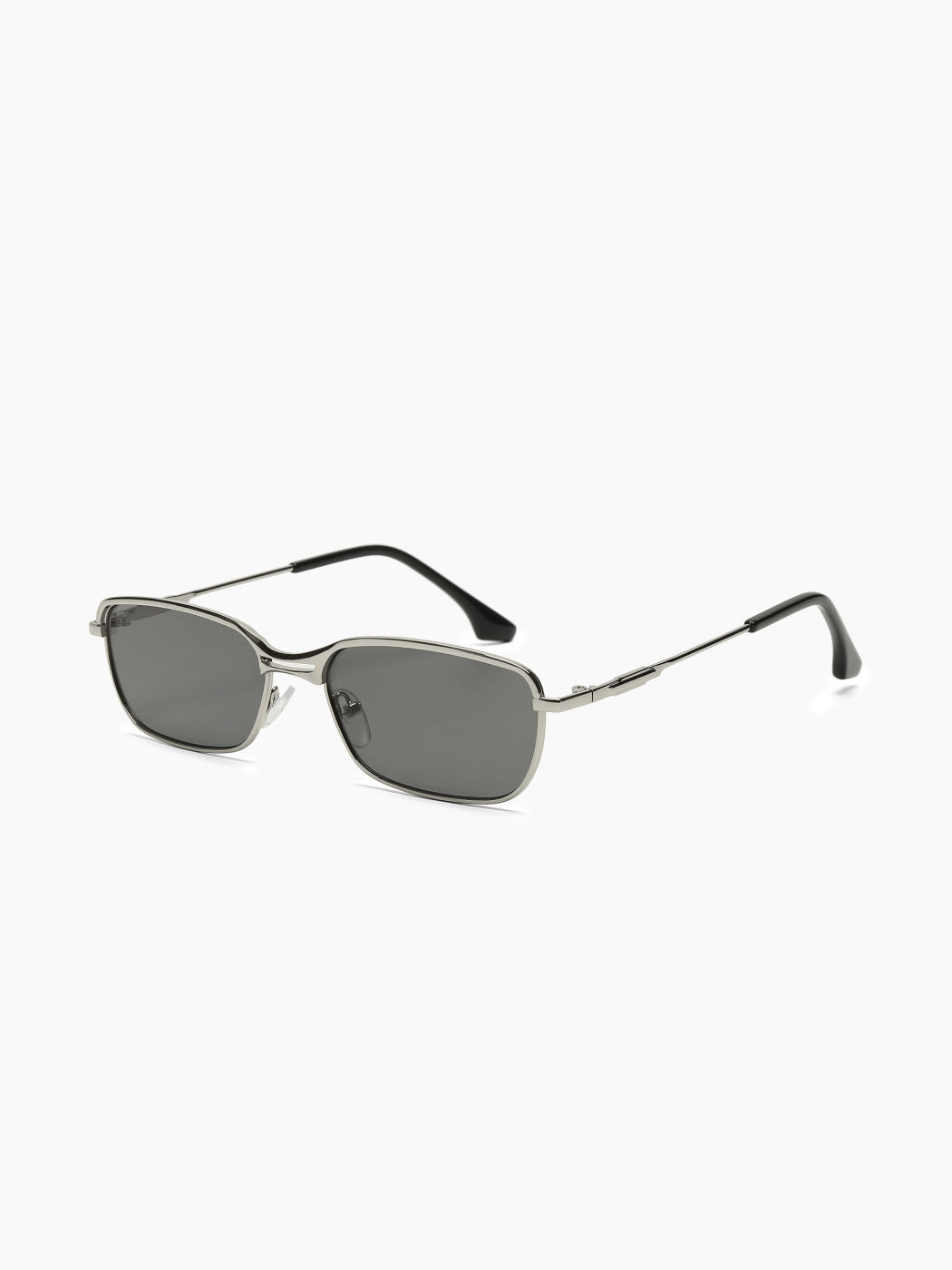 Plot Twist Rectangular Aviator Sunglasses