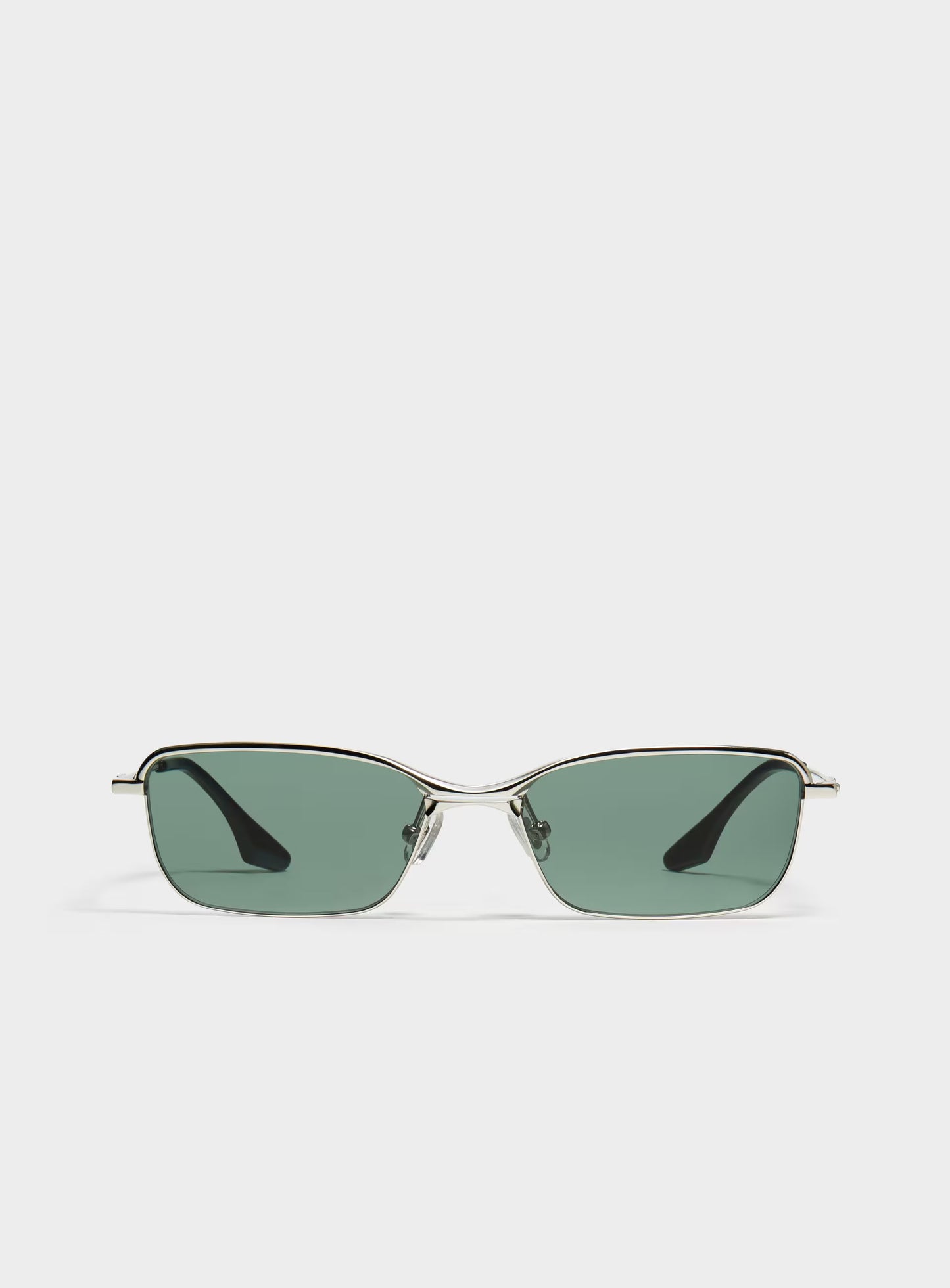 Plot Twist Rectangular Aviator Sunglasses