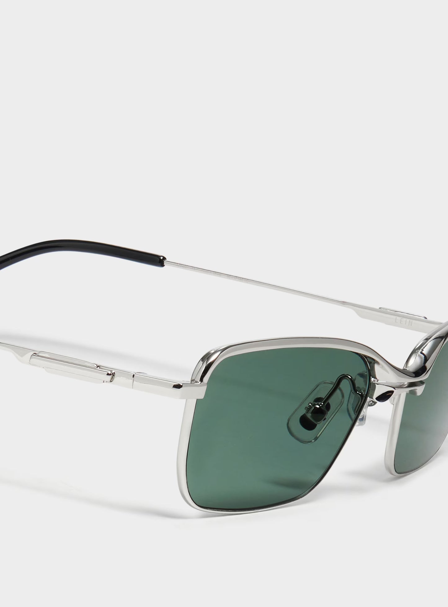 Plot Twist Rectangular Aviator Sunglasses