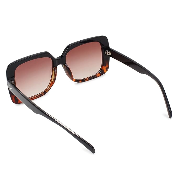 Rendez-vous Square Frame Oversized UV400 Protection Sunglasses