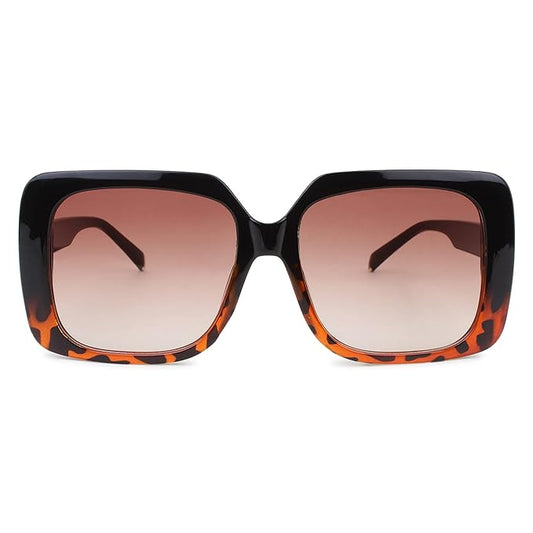 Rendez-vous Square Frame Oversized UV400 Protection Sunglasses