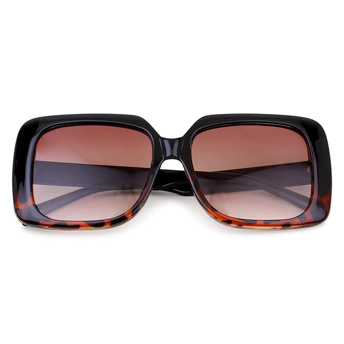 Rendez-vous Square Frame Oversized UV400 Protection Sunglasses