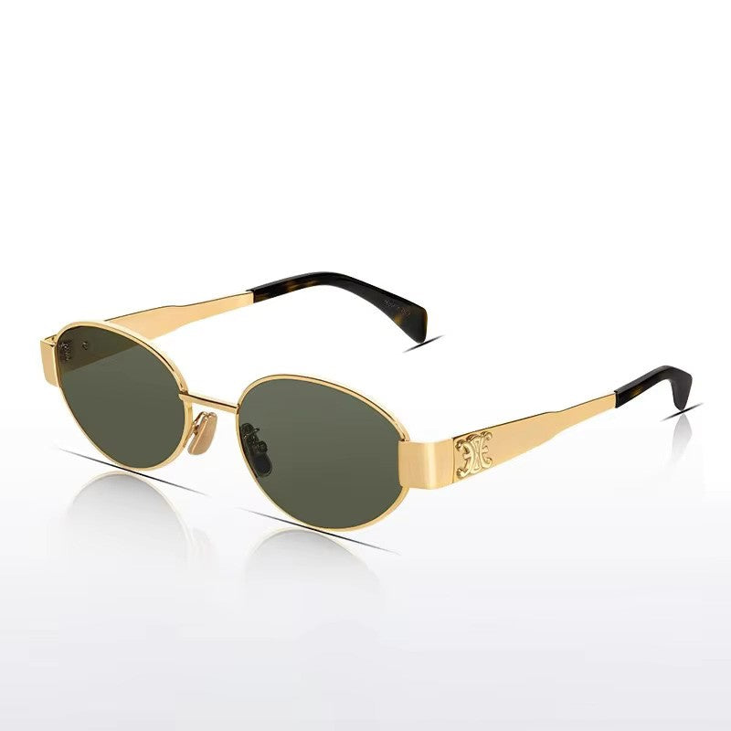 Seduction Retro Vintage Oval Sunglasses [UV Protected Sunglasses]